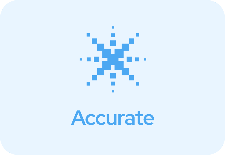 임상 현장에서 검증된 정확성